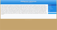 Desktop Screenshot of obbligazioni.me